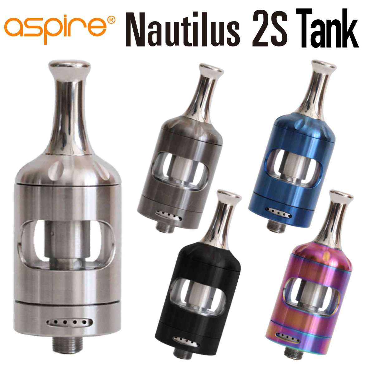 Aspire Nautilus 2S Tank MTL コイル付 coil 1.8Ω 0.4Ω BVC