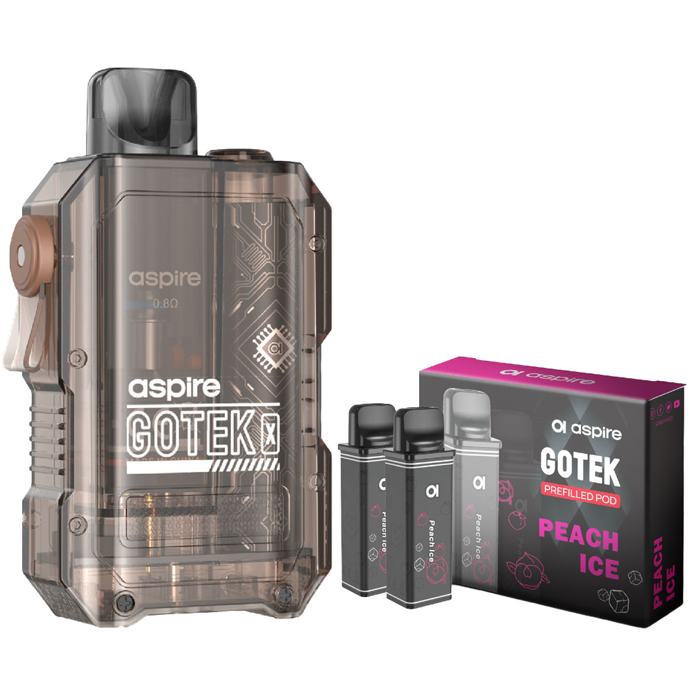 Aspire GOTEK X 持ち運び シーシャ 電子タバコ ベイプ POD タイプ スターターキット 本体 おすすめ ニコチン0 禁煙 最新 アスパイア ゴーテック エックス |  | 07
