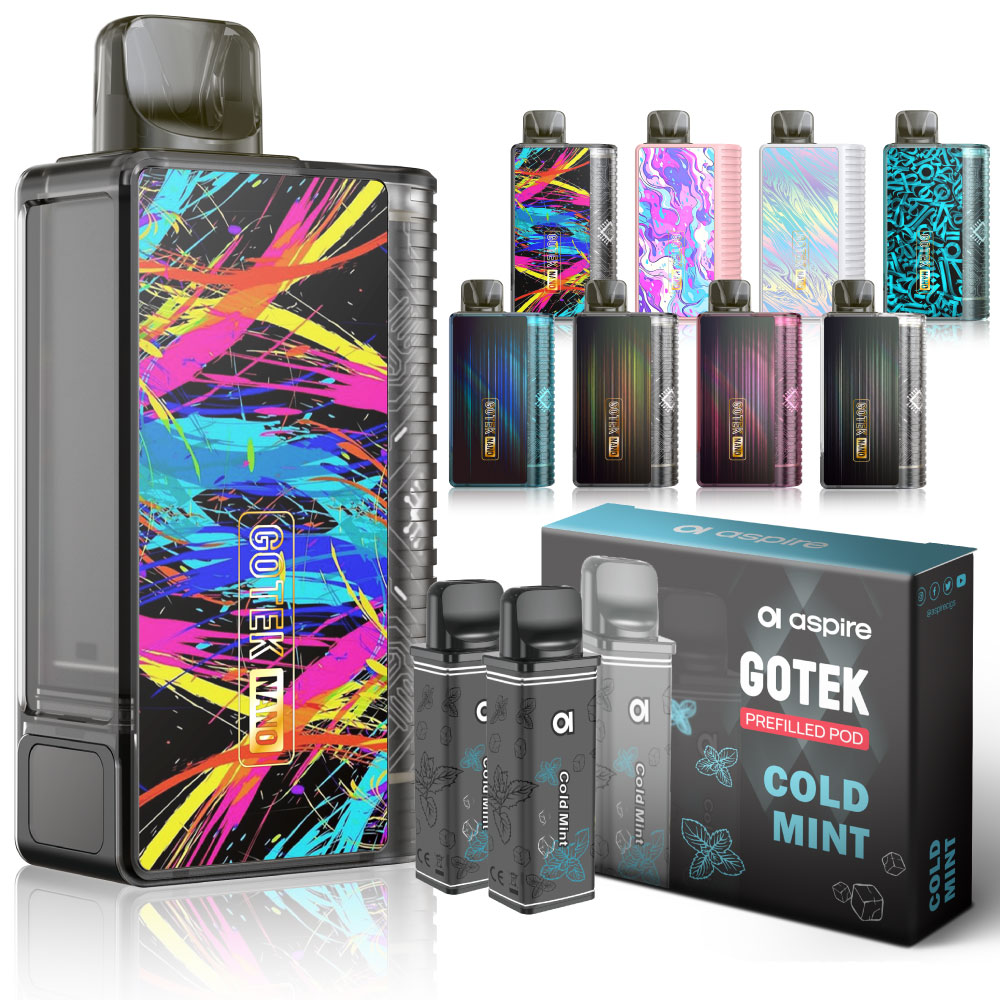 Aspire GOTEK Nano 持ち運び シーシャ 電子タバコ ベイプ