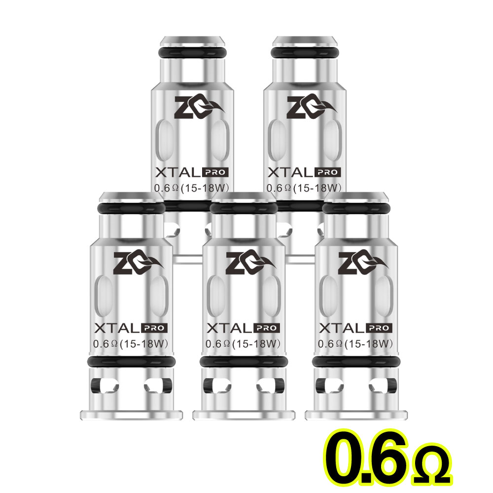 ZQ XTAL PRO 純正 交換用 コイル 5個 セット 0.6Ω 0.8Ω 1.0Ω ZQ XTAL PRO 純正 交換用 コイル 5個 セット 0.6Ω 0.8Ω 1.0Ω