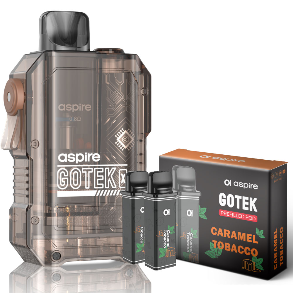 Aspire GOTEK X 持ち運び シーシャ 電子タバコ ベイプ POD タイプ スターターキット 本体 おすすめ ニコチン0 禁煙 最新 アスパイア ゴーテック エックス |  | 15