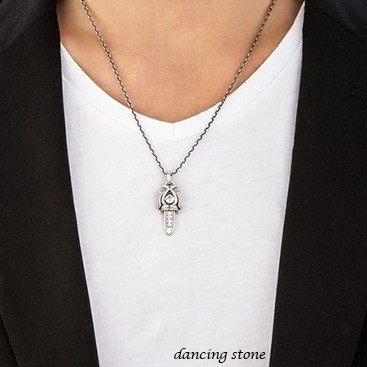ジュエリー＆アクセサリー｜ダンシングストーン メンズ ネックレス|shakemedia