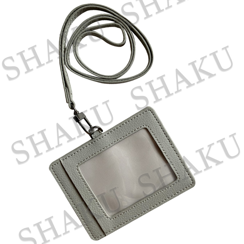 idカードケース idカードホルダー 本革 ネックストラップ ストラップ