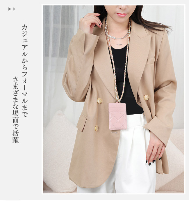 本革/革/牛革/レザー/レディース/女性用/カードケース/カードホルダー/名刺入れ/名刺ケース/財布/二つ折り/IDカード/定期券/カード収納/留め具/黒/人気/ブランド/小銭入れ/小銭いれ/財布