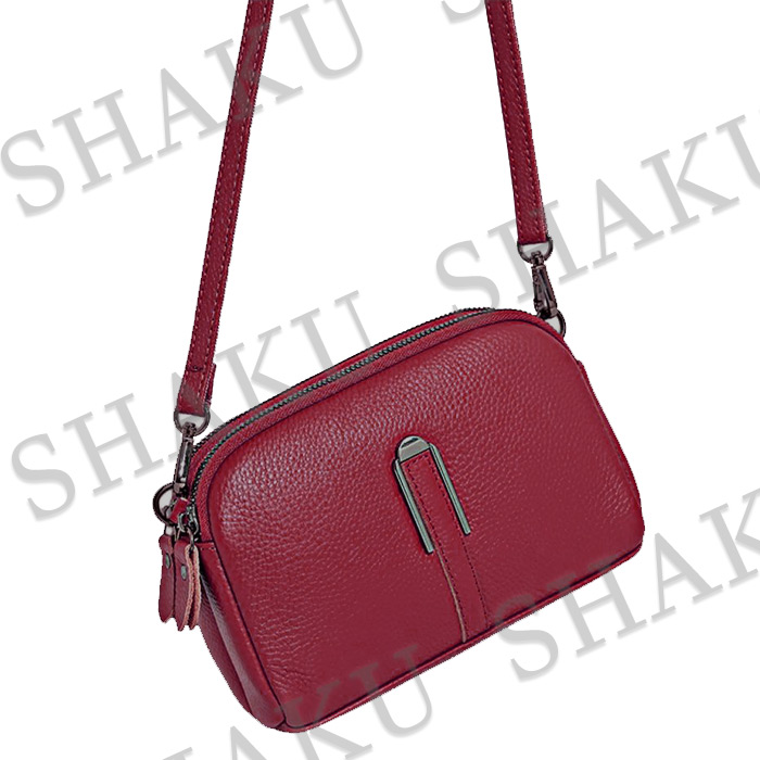 ショルダーバッグ 本革 革クロスバッグ 斜めがけショルダーバッグ 斜