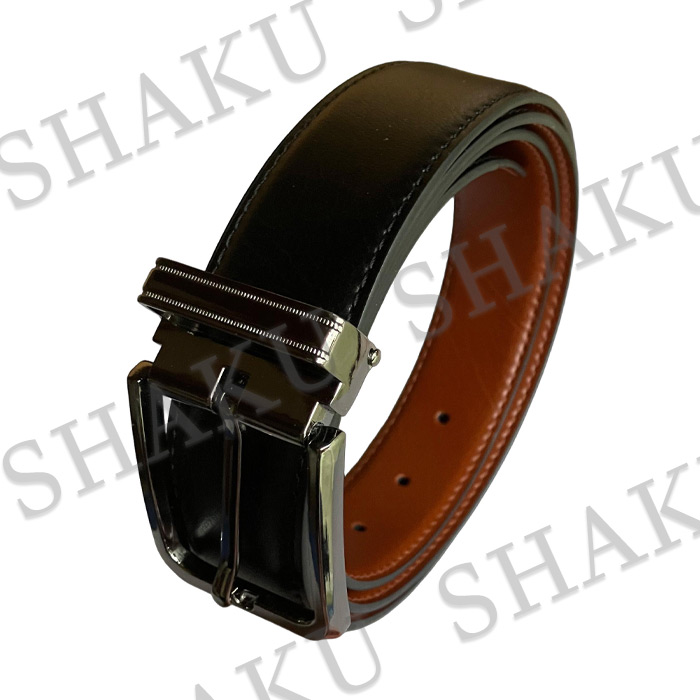 メンズ ベルト 本革 7穴 長さ132cm 幅3.3cm 33mm レザー メンズベルト