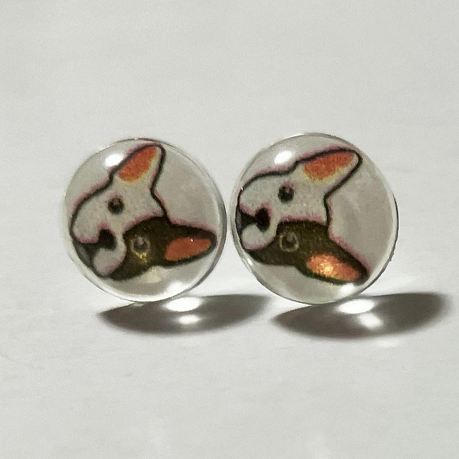 【RADLEY 】18Kプレートドッグ 犬 パール ピアス【送料関税込】 ペット アクセサリー ドッグ K18GP ネックレス 首輪 チョーカー