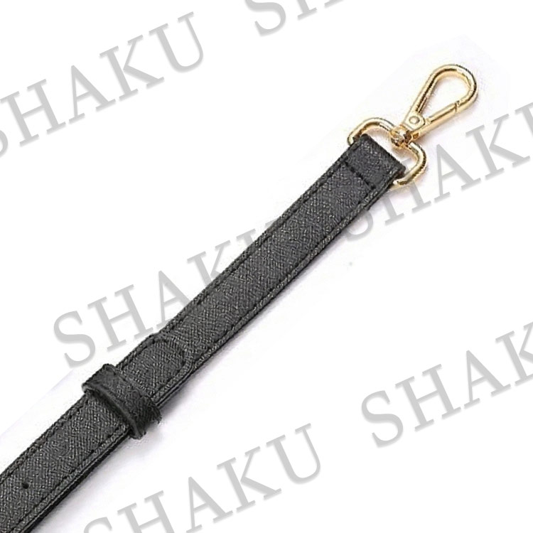 ショルダーストラップ ショルダーベルト 18mm幅 1.8cm 黒 合皮 斜め