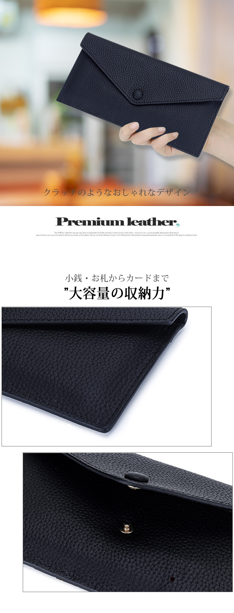 本革/牛革/レディース長財布/レディース/メンズ/長財布/二つ折り財布/スリム長財布/スリム財布/薄い財布/財布/小銭入れ/コインケース/人気/メンズ長財布/ブランド/Lizdays