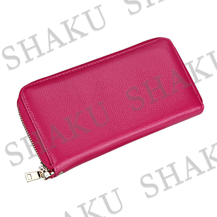 ハンティングワールド 長財布（ファッション）（色：ピンク系）の