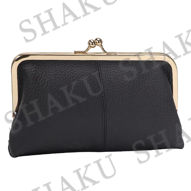 がま口 本革 がま口財布 可愛い 牛革 革 レザー 財布 長財布 カード