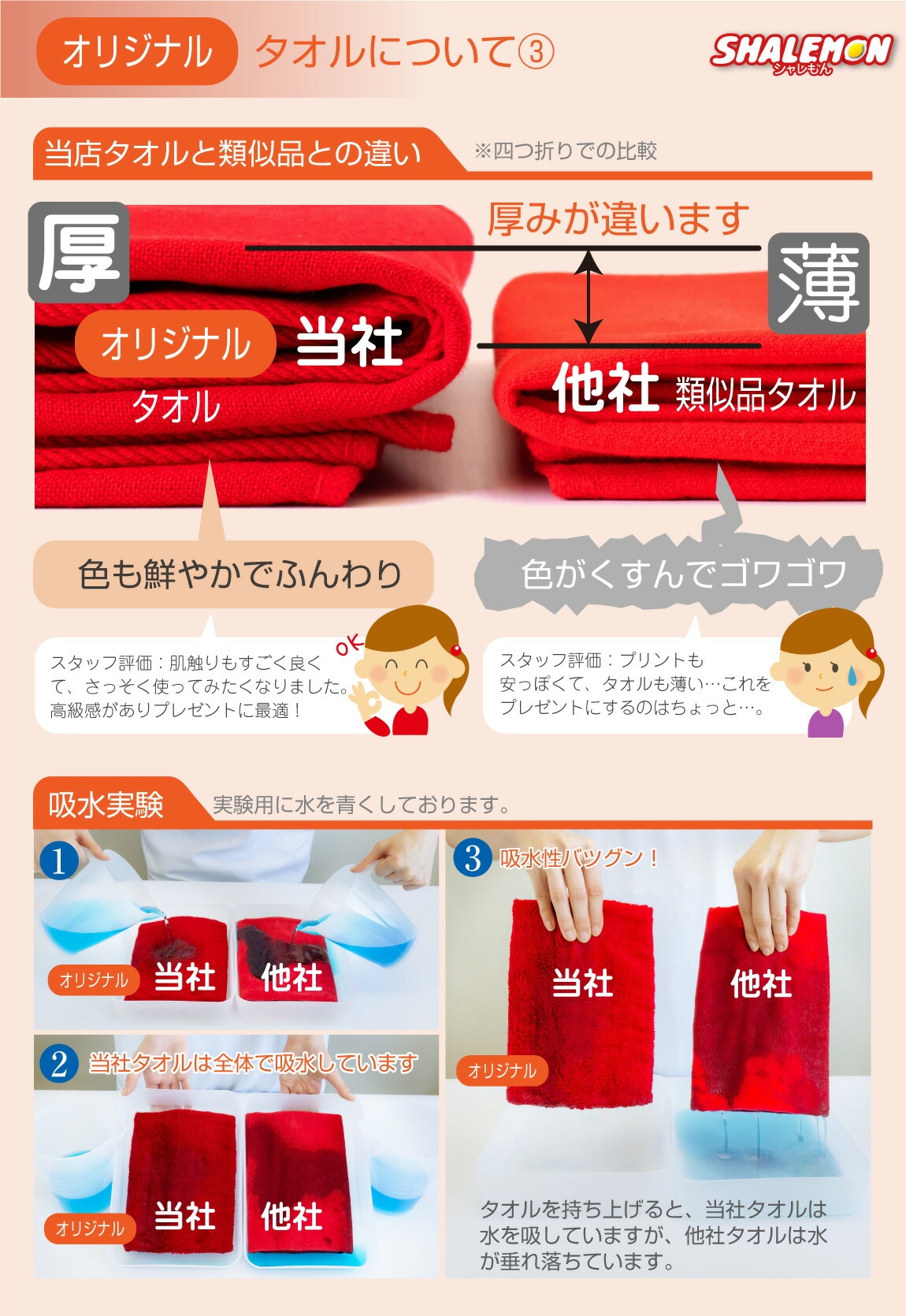 オリジナルタオルについて