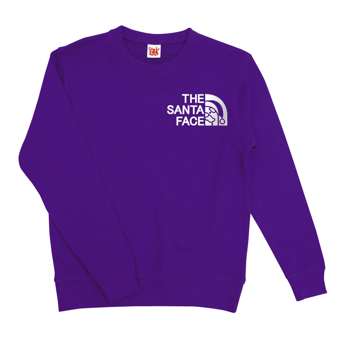 クリスマス トレーナー ( 選べる 5カラー サンタ フェイス ) スエット