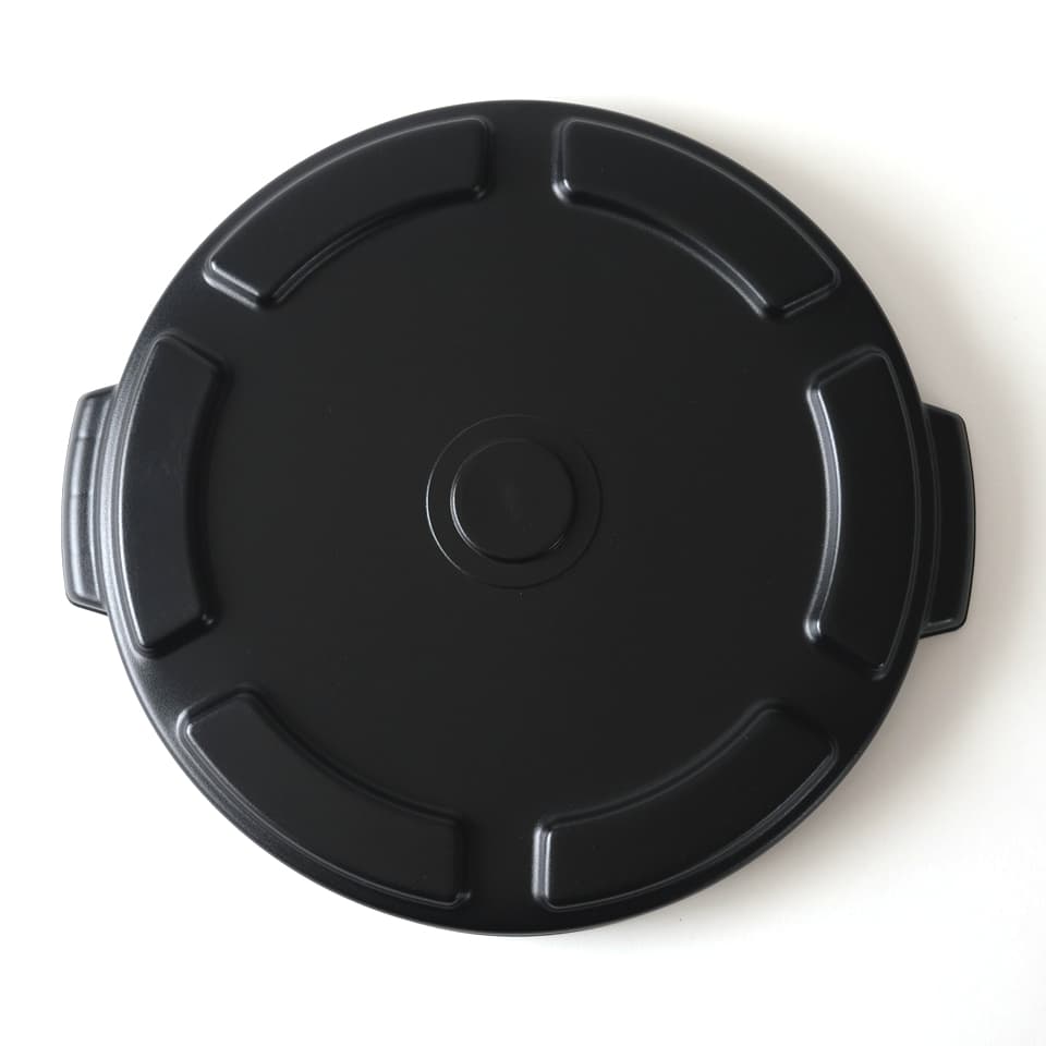 THOR Round Container DC 23L／ブラック 蓋別売 園芸用土 ダンボールコンポスト 堆肥作 ゴミ箱 収納 プランターカバー 観葉植物 かっこいい おしゃれ 黒 バケツ | THOR | 02