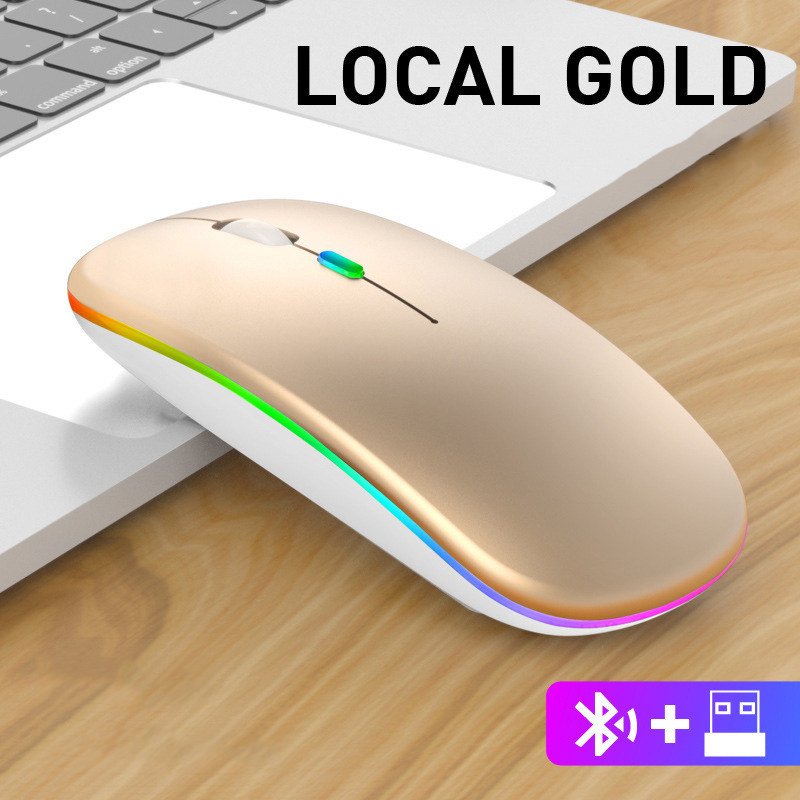 マウス ワイヤレスマウス 無線 充電式 Bluetooth 5.2 LED 光学式 超薄型 ワイヤレス ブルートゥース 高精度 小型 軽量 高感度｜share-21｜06