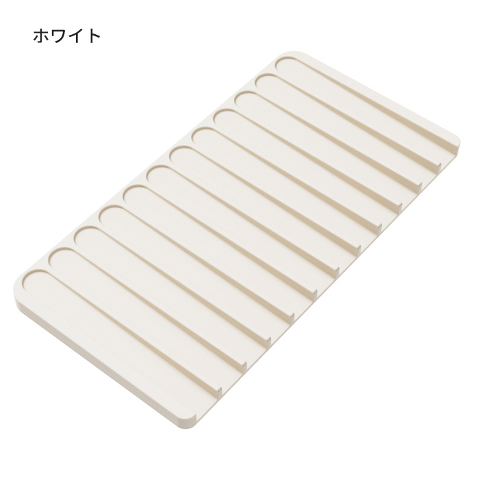 水切りマット シリコン 長方形 多機能 食器乾燥 抗菌 傾斜設計 自動排水 キッチン用品 食洗機OK コンパクト 耐熱 鍋敷 お手入簡単 一人暮らし 引越 40*20cm 3色 |  | 02