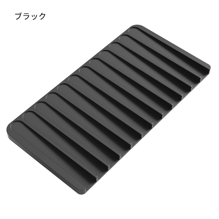 水切りマット シリコン 長方形 多機能 食器乾燥 抗菌 傾斜設計 自動排水 キッチン用品 食洗機OK コンパクト 耐熱 鍋敷 お手入簡単 一人暮らし 引越 40*20cm 3色 |  | 03