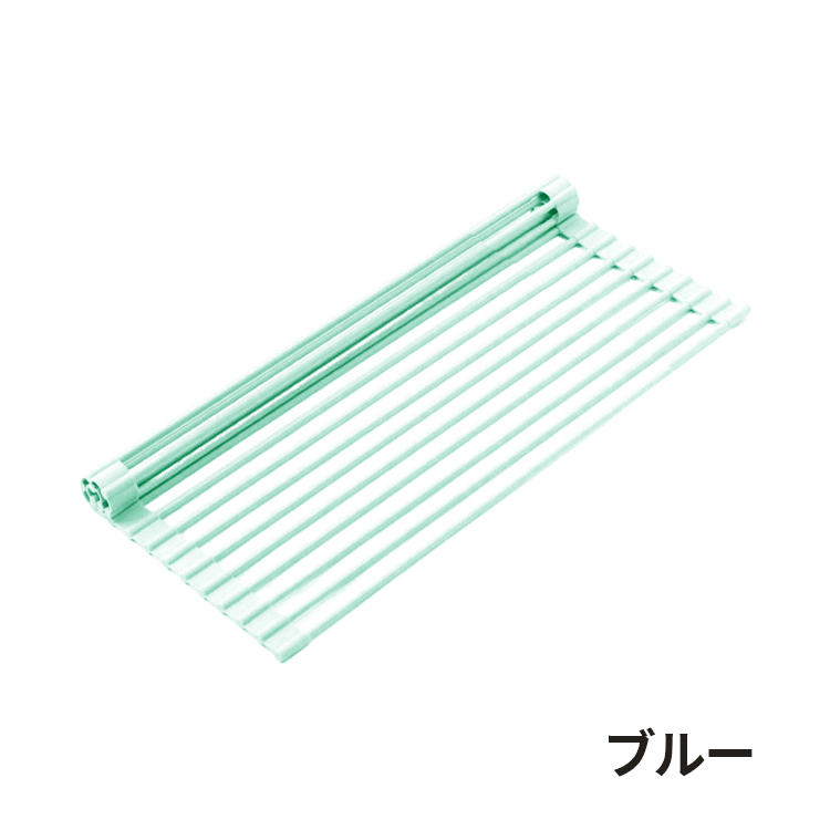 キッチン用品 台所 水切りラック シンク上 折り畳み水切り シリコン ラック カット可能 折りたたみ 錆びにくい耐熱 お手入れ簡単 新生活 抗菌 収納  M L 7色 |  | 03
