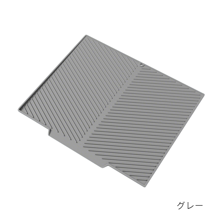 水切りマット シリコン 大判 台所 キッチン用品 食器乾燥 抗菌 傾斜設計 自動排水 折りたたみ 滑り止め 排水口付 食洗機OK コンパクト 耐熱 鍋敷き お手入れ簡単 |  | 02