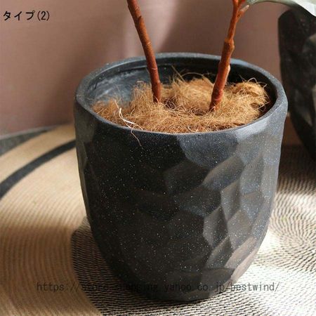 鉢植え 多肉植物鉢 セメント製 北欧 スタイル シンプル 底穴付き アイデア植木鉢 丸形 大型 不規則 鉢ポット 玄関 落地 置物 デパート リビング盆栽 モダン : p212565467637 : 洒落生活