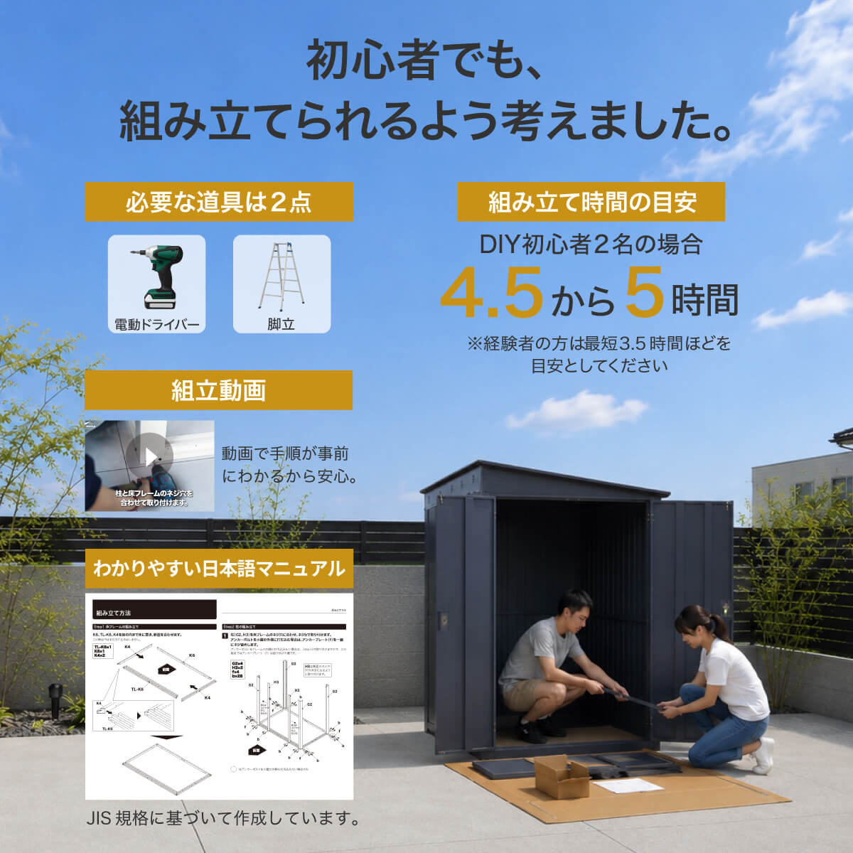 シェッドワールド（SHED WORLD） 【選べる配送】物置 屋外 大型 メタル 
