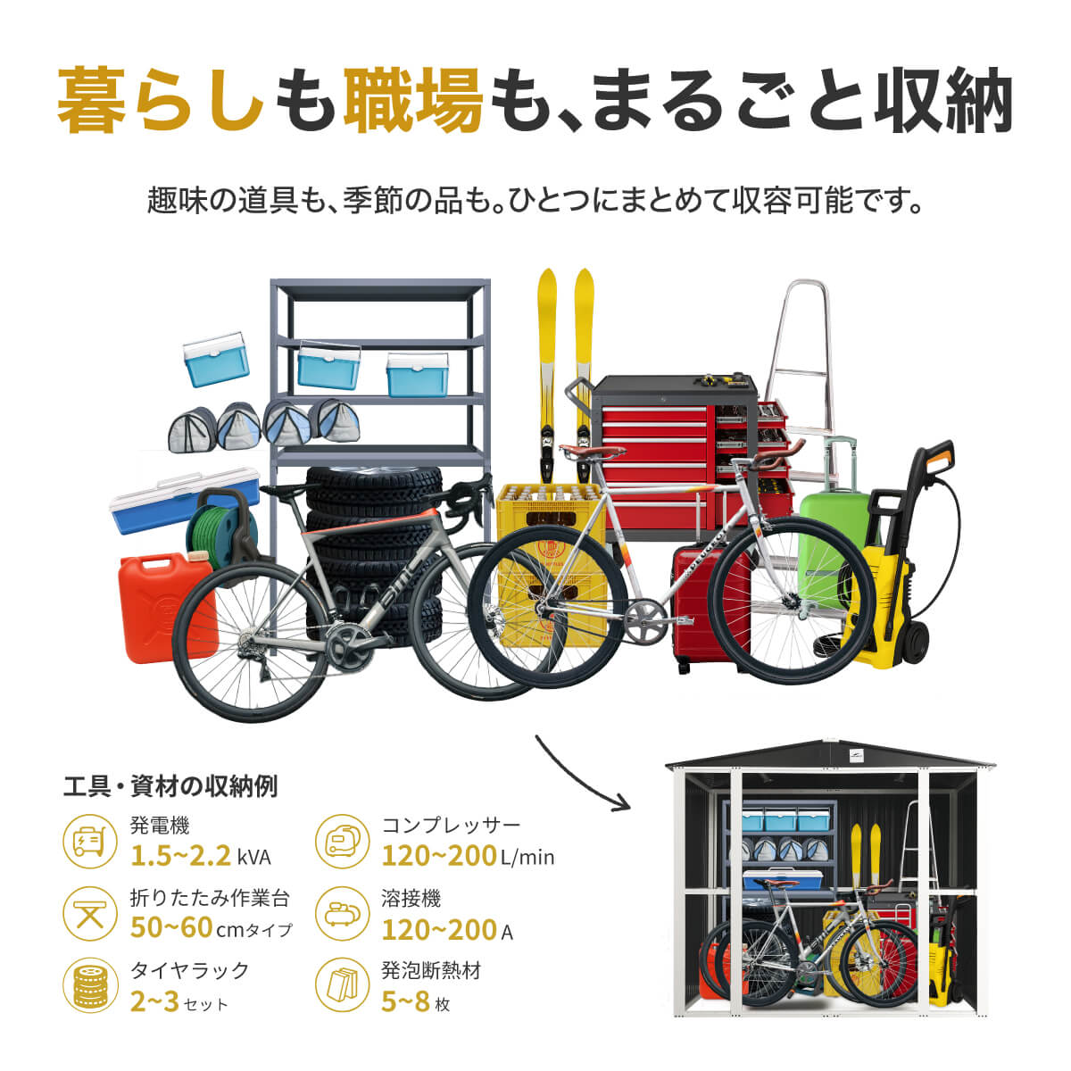シェッドワールド（SHED WORLD） 【選べる配送】物置 屋外 大型 メタル 