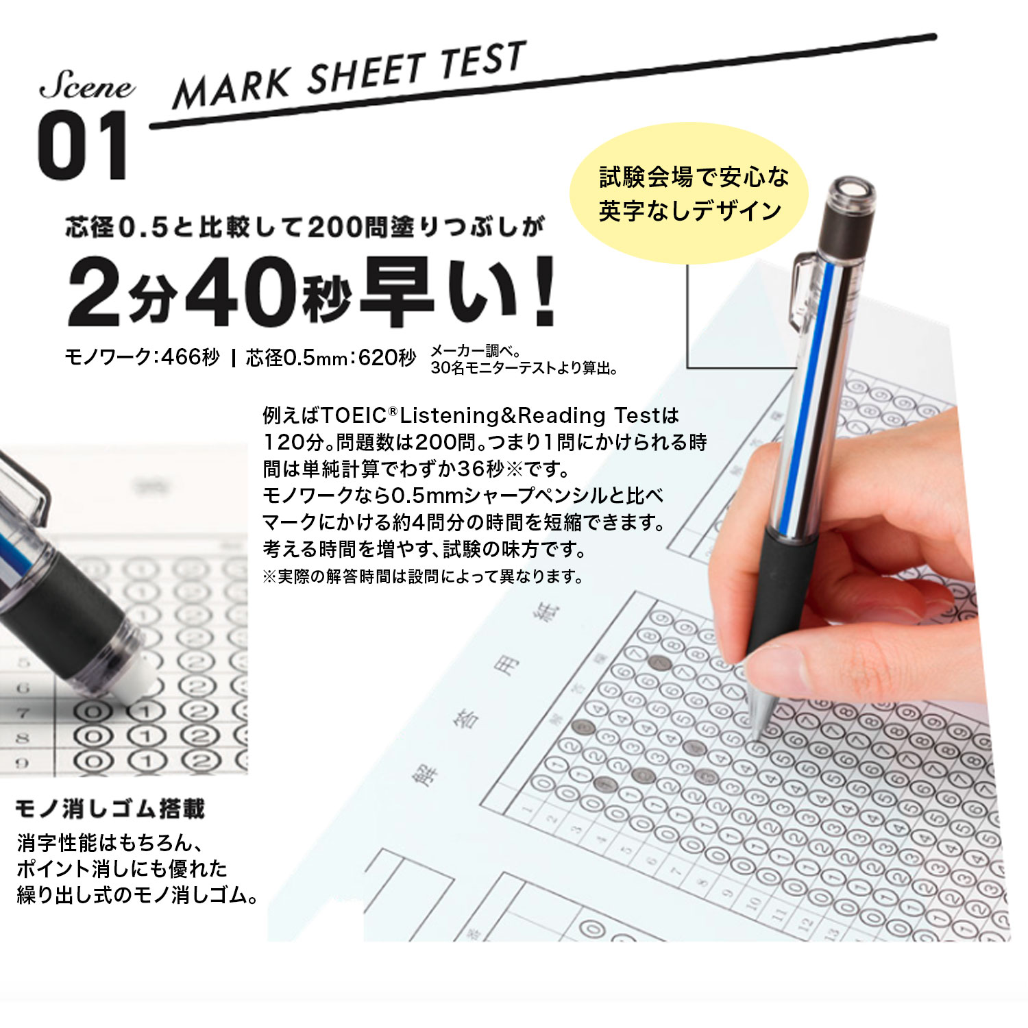 トンボ鉛筆 Tombow MONO work ...の詳細画像2