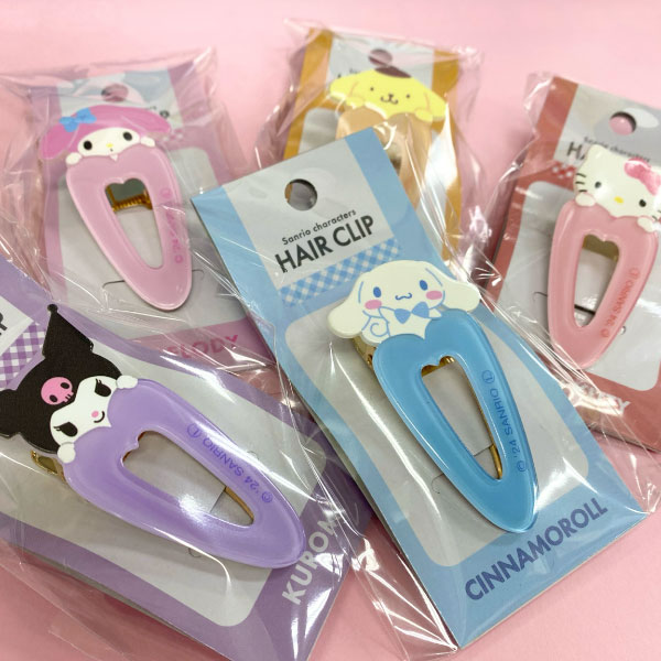 サンリオキャラクターズ ヘアクリップ 1P かわいい 前髪クリップ