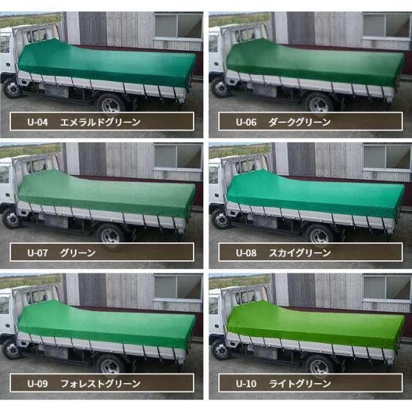 トラックシート カラー全23色 防炎機能付 エステル帆布 [0.47mm厚］ 幅