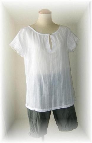 ボタンネックプルオーバー型紙（Ｓ〜５Ｌ）