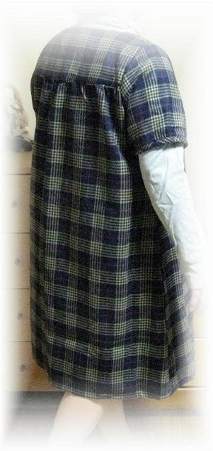 クルーネック切り替えワンピース型紙（２〜５Ｌ）A3貼り合わせ