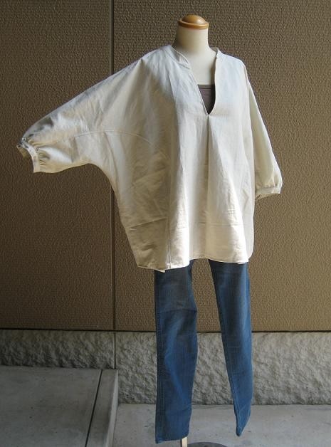 ドルマンスリーブのプルオーバー型紙（フリーサイズ）