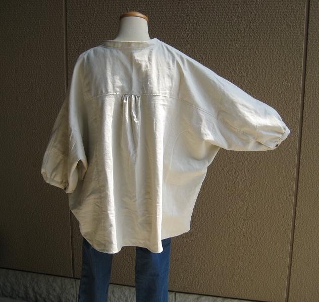 ドルマンスリーブのプルオーバー型紙（フリーサイズ）