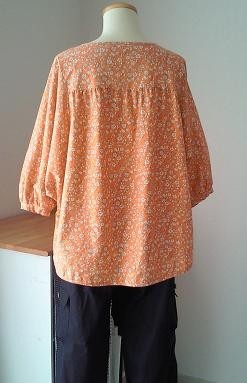 ドルマンスリーブヨークブラウス型紙（フリーサイズ）