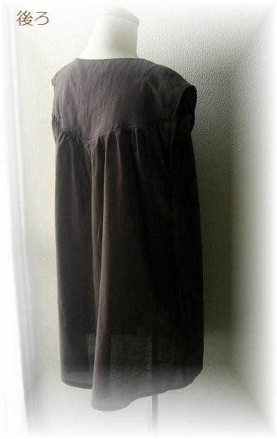 フレンチスリーブチュニック型紙（Ｍ〜５Ｌ）