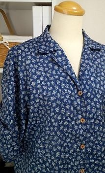 オープンカラーのブラウス型紙(M〜5L)