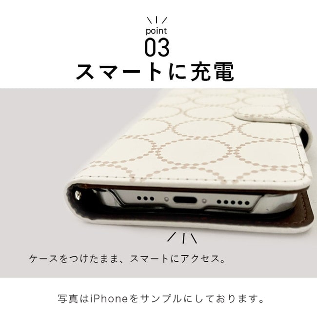 スマホケース Pixel4a 5G  G025H  Google 手帳型 タンバリン柄 ショルダー おしゃれ 流行り 全機種対応 携帯ケース スマホ カバー 抗菌 日本製｜sheruby-web｜11