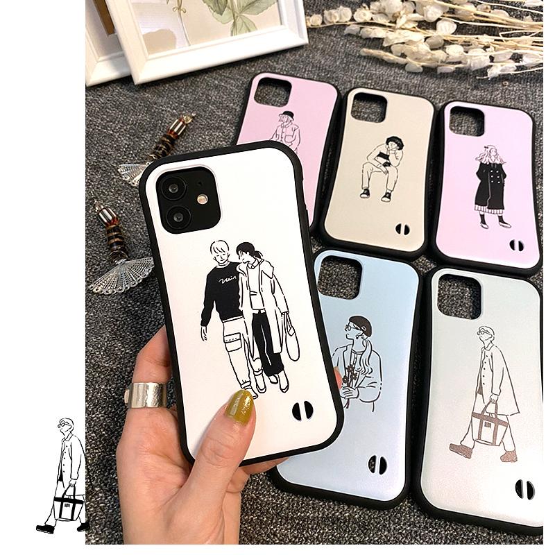 iphone16 ケース 手書き風 韓国 iphone 16 Pro 16e 15 14 ケース 12 13 mini se スマホケース 携帯ケース カバー iface 型 iphone用ケース 抗菌 日本製 | iPhone | 03