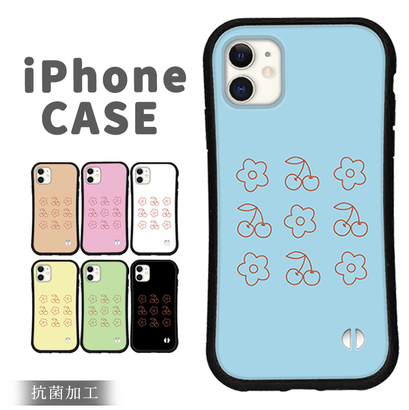 iphone16 e ケース 花柄 iphone 15 14 ケース 13 mini se 15 Pro 12 Plus スマホケース 携帯ケース カバー iface 型 iphone用ケース 抗菌 | iPhone