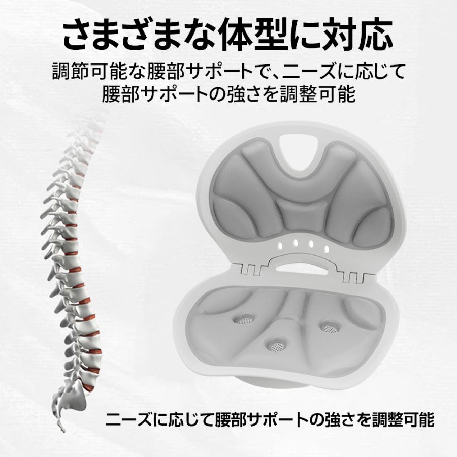 正規品】腰痛・猫背対策 骨盤サポートチェア 回転可能 人間工学 姿勢