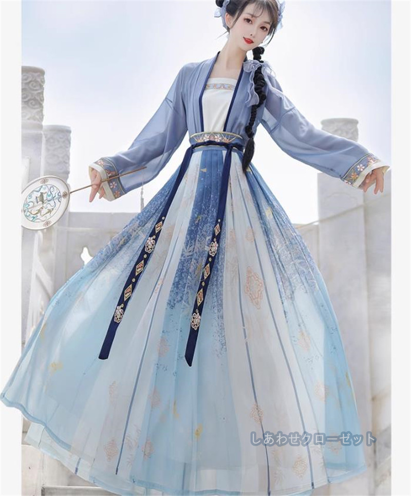 漢服ドレス ハロウィン コスプレ 衣装コスチューム 中国古代宮廷衣装  