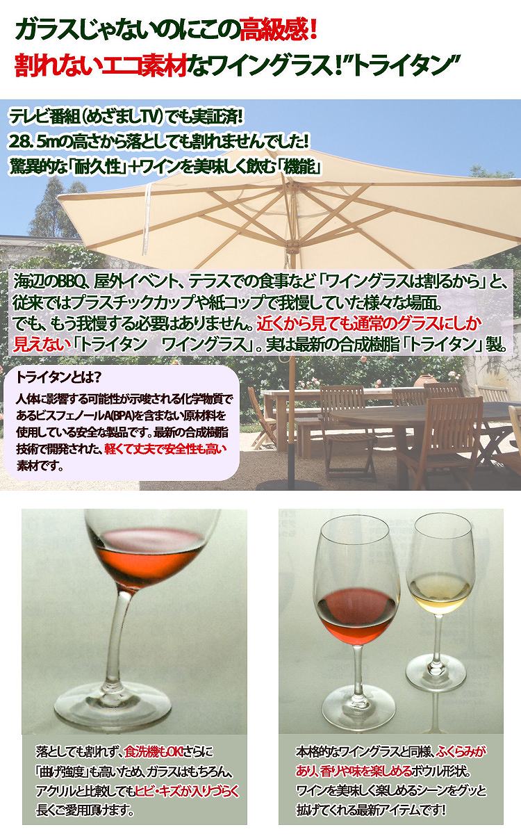 トライタン ワイングラスLの説明