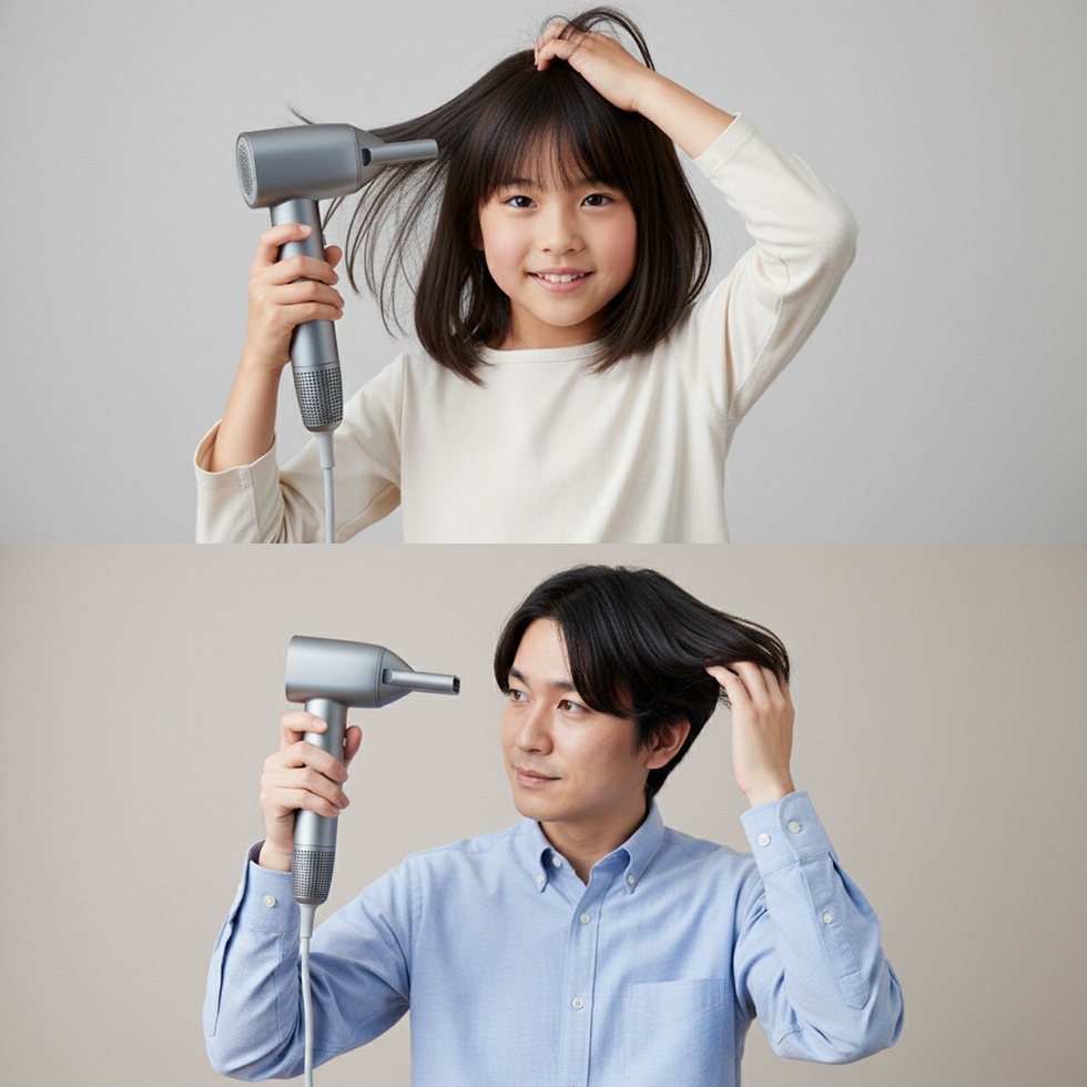 ドライヤー 速乾 ヘアドライヤー 大風量 マイナスイオン ヘアケア 4