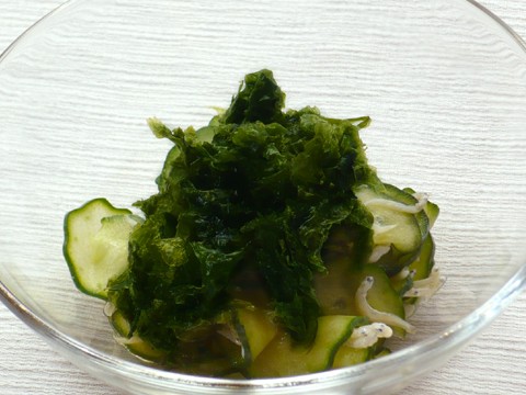 あおさの酢の物