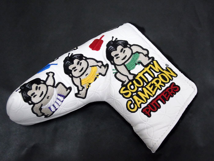 【未使用 S品】【超希少♪】 SCOTTY CAMERON スコッティキャメロン 2022 ギャラリー限定 SUMO 相撲 力士 パター用  ヘッドカバー ピン型 パターカバー