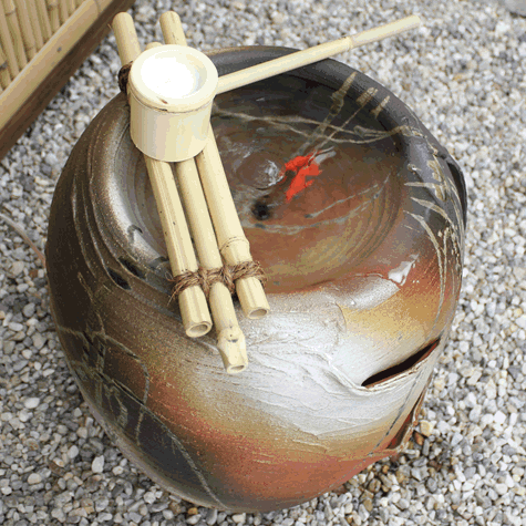 陶器　信楽 かみ山陶器 信楽焼 植木鉢 ソリひねり鉄釉 多肉 2250002259687 1個