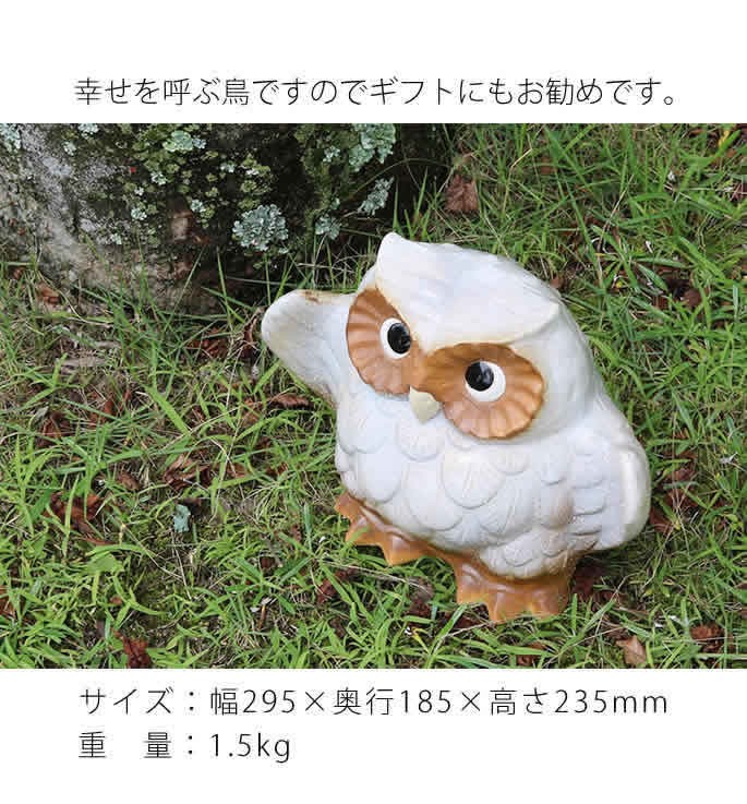 信楽焼 ふくろう 陶器 フクロウ 置物 かわいい おしゃれ ギフト 玄関