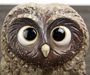 信楽焼 ふくろう 陶器 フクロウ 置物 かわいい おしゃれ ギフト 玄関