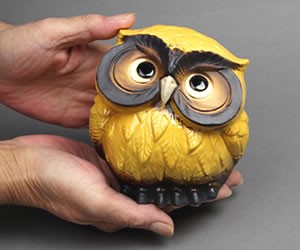 信楽焼 ふくろう 陶器 フクロウ 置物 かわいい おしゃれ ギフト 玄関