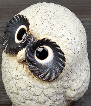 信楽焼 ふくろう 陶器 フクロウ 置物 かわいい おしゃれ ギフト